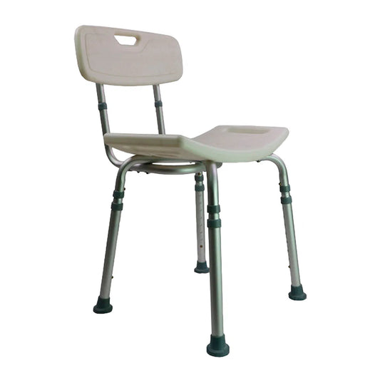 illa para Baño con Respaldo Antiderrapante, Segura y Ergonómica para Ducha | Marca Handy