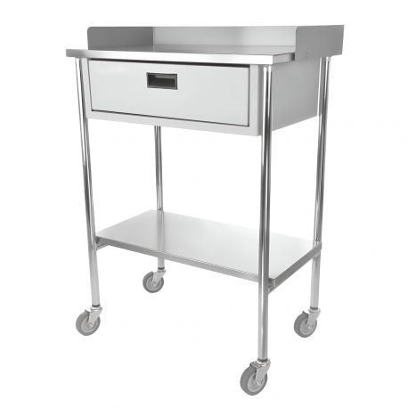 Mesa Pasteur C/ Cajón De Acero Inoxidable