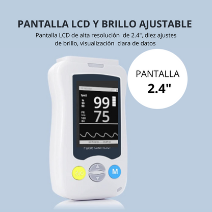 Oxímetro de Dedo Multifuncional – Ideal para uso Neonatal, Pediátrico y Adulto