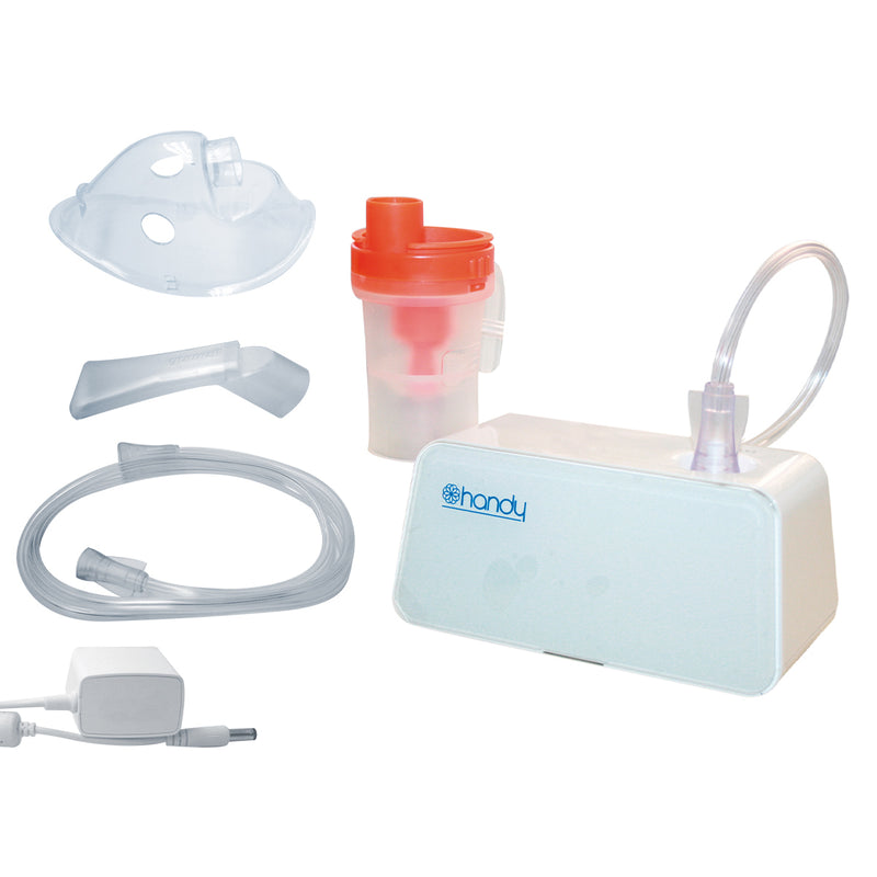 Nebulizador de Pistón Adulto y Pediátrico Marca HANDY 403D