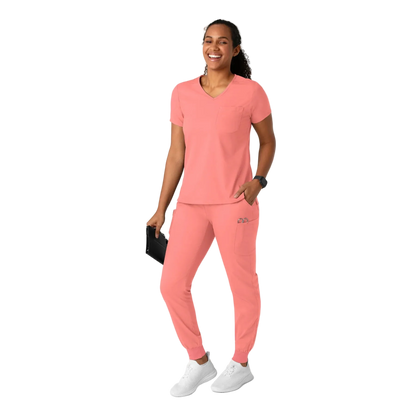 Scrub Médico repelente a liquidos, de filipina con pantalón jogger, para Mujer | Marca Wink Colección Boundless