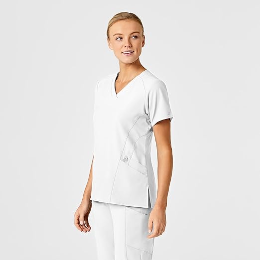 Uniforme Médico Blanco Pijama Quirúrgica Anti Fluidos Para Mujer Marca Wink