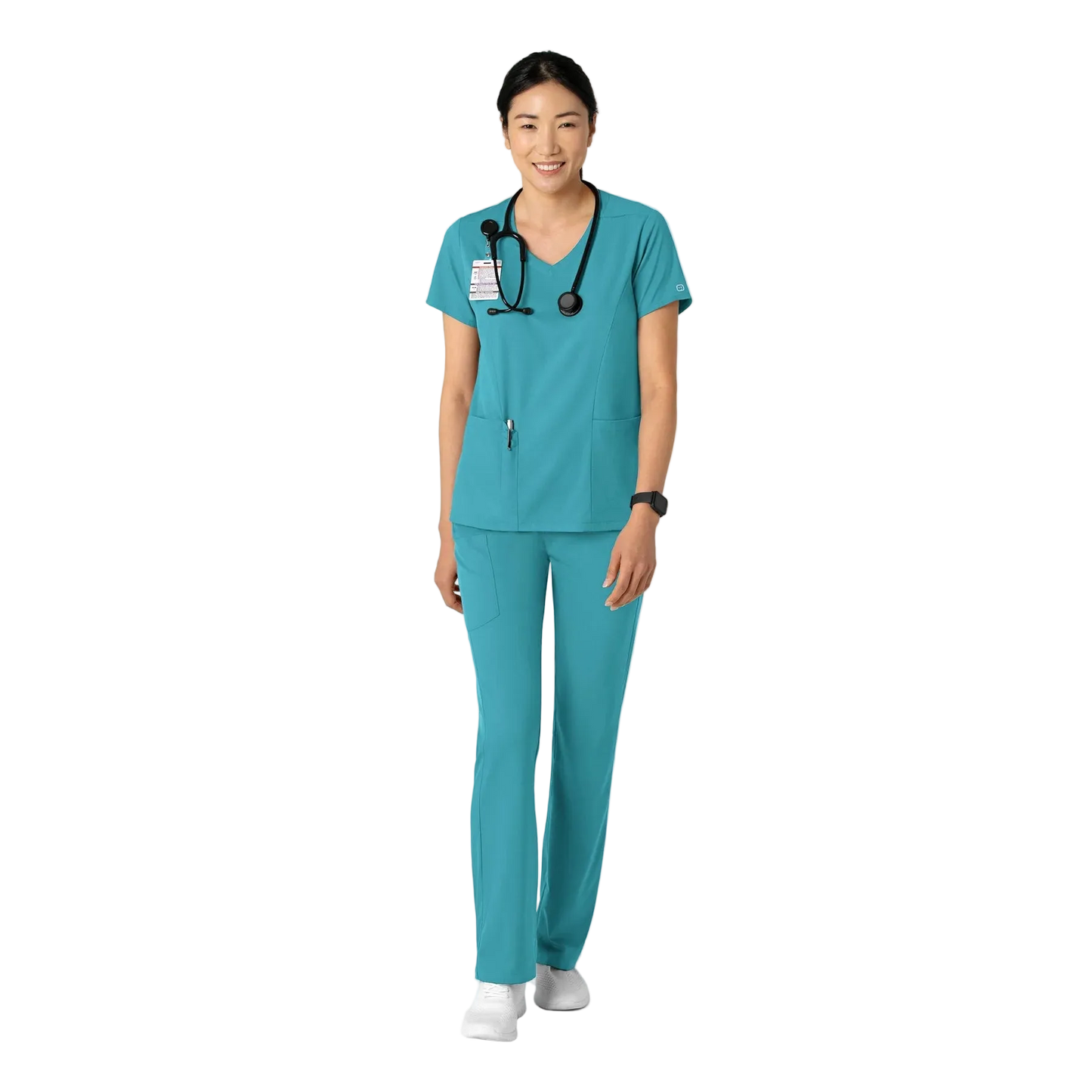 Scrub Médico repelente a liquidos, de filipina con pantalón jogger, para Mujer | Marca Wink Colección Boundless
