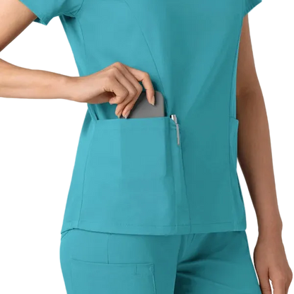Scrub Médico repelente a liquidos, de filipina con pantalón jogger, para Mujer | Marca Wink Colección Boundless