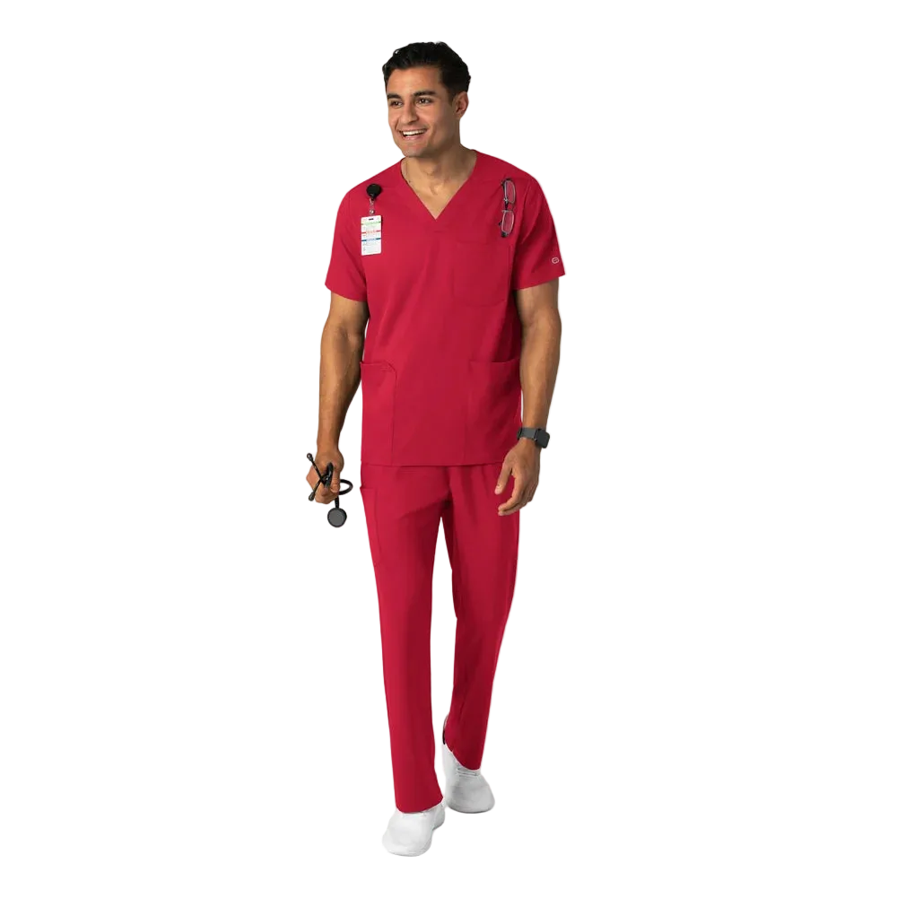 Scrub Médico repelente a liquidos, de filipina con pantalón recto, para Hombre | Marca Wink Colección Boundless