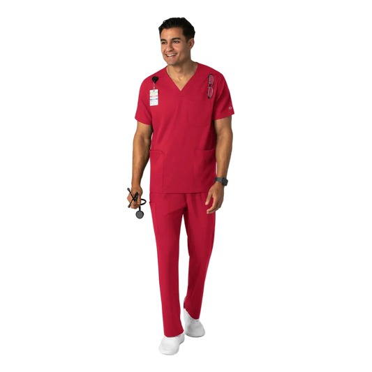 Scrub Médico repelente a liquidos, de filipina con pantalón recto, para Hombre | Marca Wink Colección Boundless