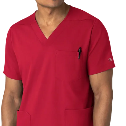 Scrub Médico repelente a liquidos, de filipina con pantalón recto, para Hombre | Marca Wink Colección Boundless