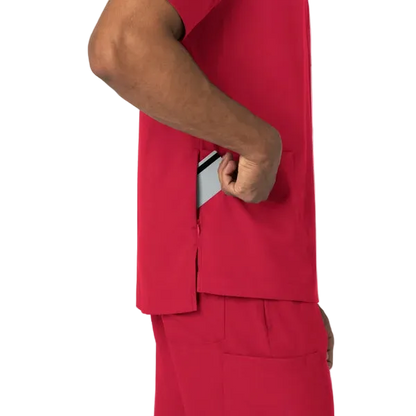 Scrub Médico repelente a liquidos, de filipina con pantalón recto, para Hombre | Marca Wink Colección Boundless