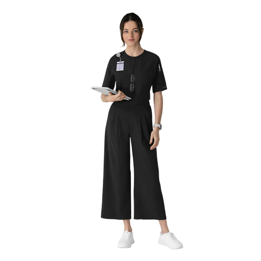 Scrub Uniforme Médico con Filipina Hanley y corte Cropped Renew | Marca Wink