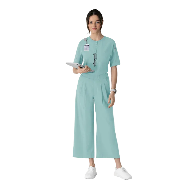 Scrub Uniforme Médico con Filipina Hanley y corte Cropped Renew | Marca Wink
