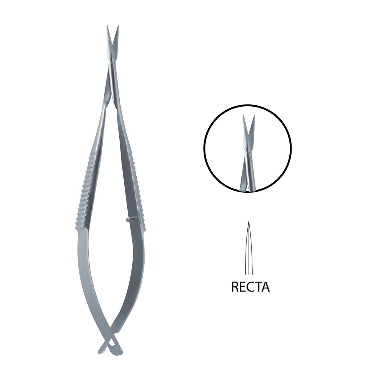 Tijera Iris Mcpherson Vannas Micro | Marca Hergom Medical