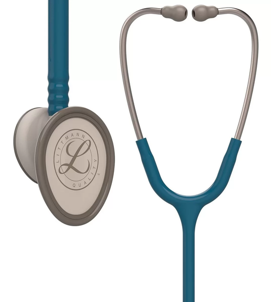 Littmann Estetoscopio Lightweight Azul Caribe 2452+ 2 PINES DE REGALO - El Doctorcito