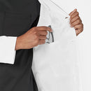 BATA MEDICA LARGA PARA HOMBRE COLOR BLANCO