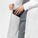 BATA MEDICA LARGA PARA MUJER COLOR BLANCO