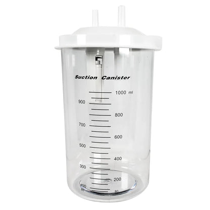 Frasco de 1000ml de repuesto para aspirador portátil, fabricado en policarbonato de uso rudo - Marca Hergom Aspiradores
