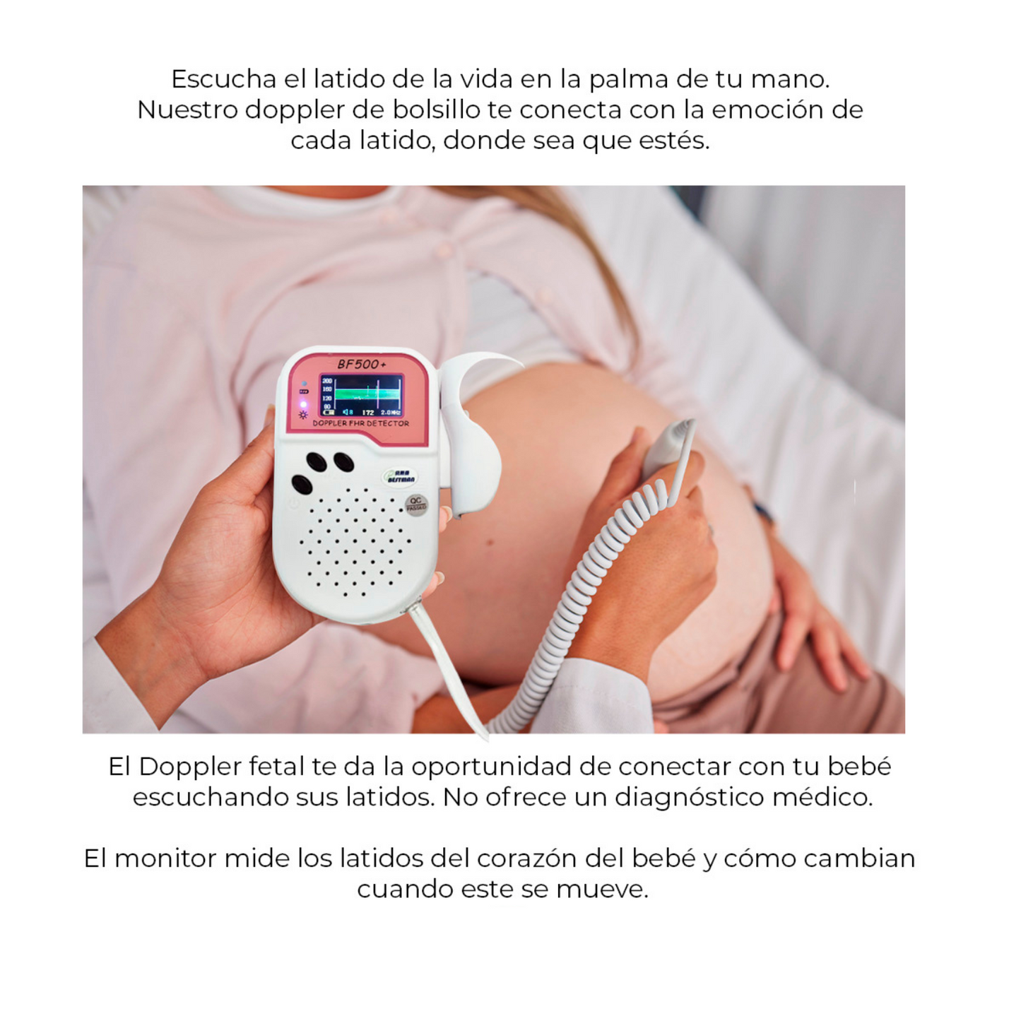 DOPPLER FETAL DIGITAL DE FREUENCIA CARDÍACA 2MHZ | MARCA BESTMAN