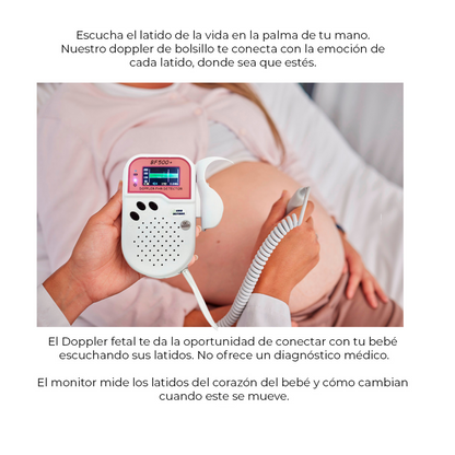DOPPLER FETAL DIGITAL DE FREUENCIA CARDÍACA 2MHZ | MARCA BESTMAN