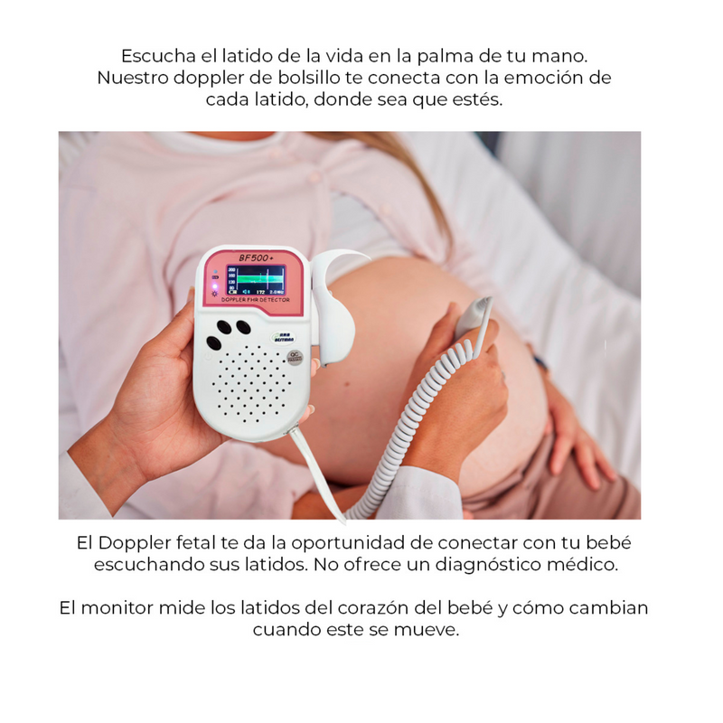 DOPPLER FETAL DIGITAL DE FREUENCIA CARDÍACA 2MHZ MARCA BESTMAN