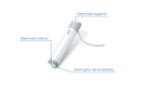 Monitor de presión arterial baumanómetro digital de brazo bluetooth BM95 con función de electrocardiograma