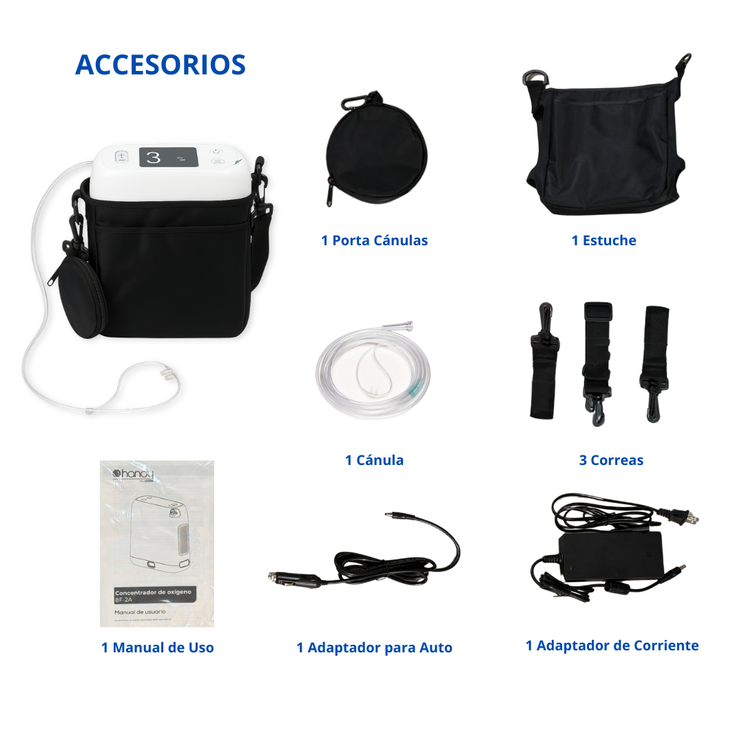 Concentrador de Oxígeno de 6 litros por minuto 8F-2A - Marca Handy