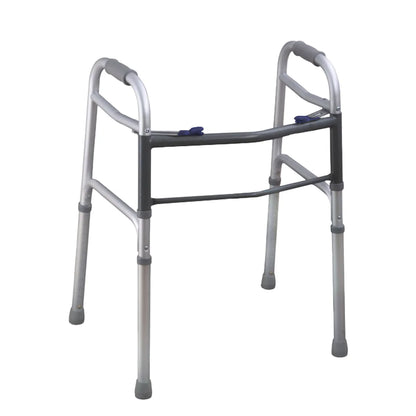 Andadera Plegable, Extra Ligera, Tubo de Aluminio, Superficie de Acero Inoxidable y Altura Regulable / AN02G Marca Handy