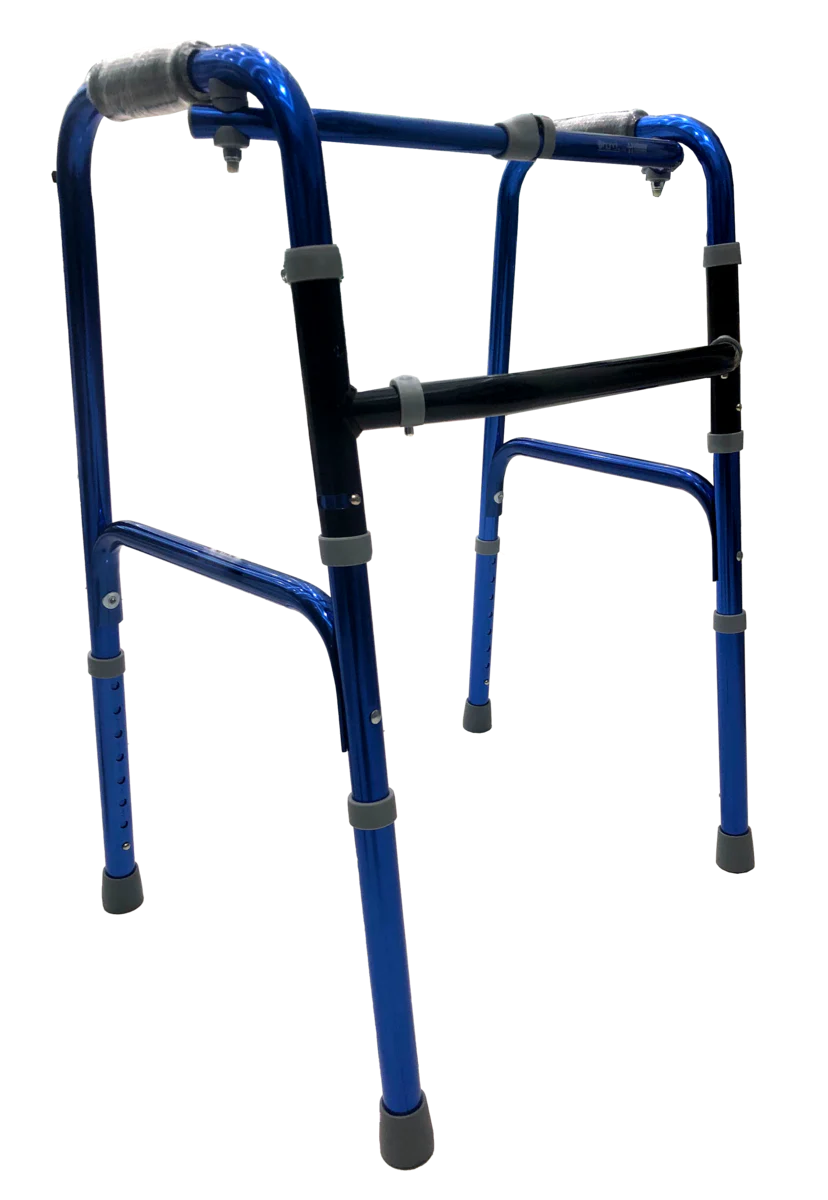 Andadera Plegable con Estructura Ligera y Superficie de Acero Inoxidable / AN03A Marca Handy