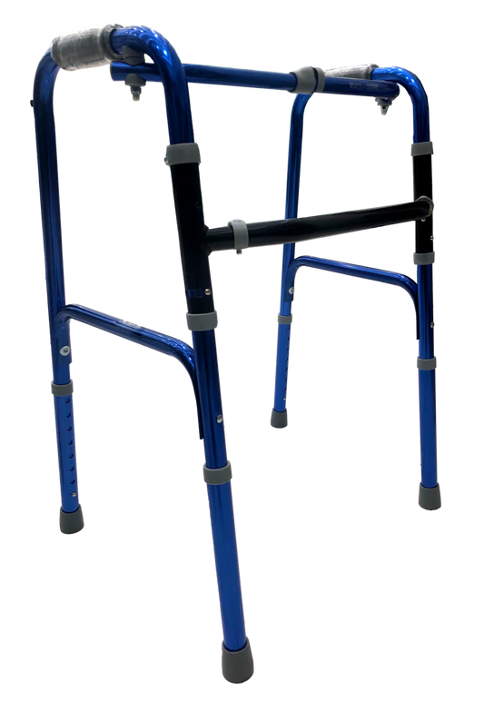 Andadera Plegable con Estructura Ligera y Superficie de Acero Inoxidable / AN03A Marca Handy