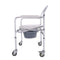 Silla Cómodo CON TAPA Y RUEDAS/CASTOR TOLIET- Marca Handy
