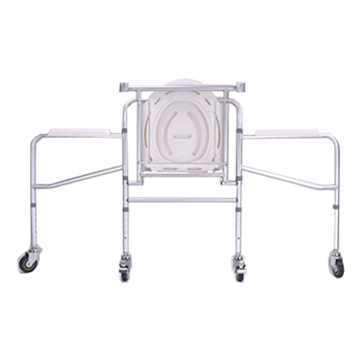 Silla Cómodo CON TAPA Y RUEDAS/CASTOR TOLIET- Marca Handy