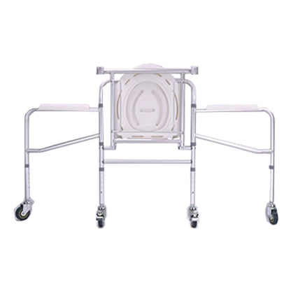 Silla Cómodo CON TAPA Y RUEDAS/CASTOR TOLIET- Marca Handy