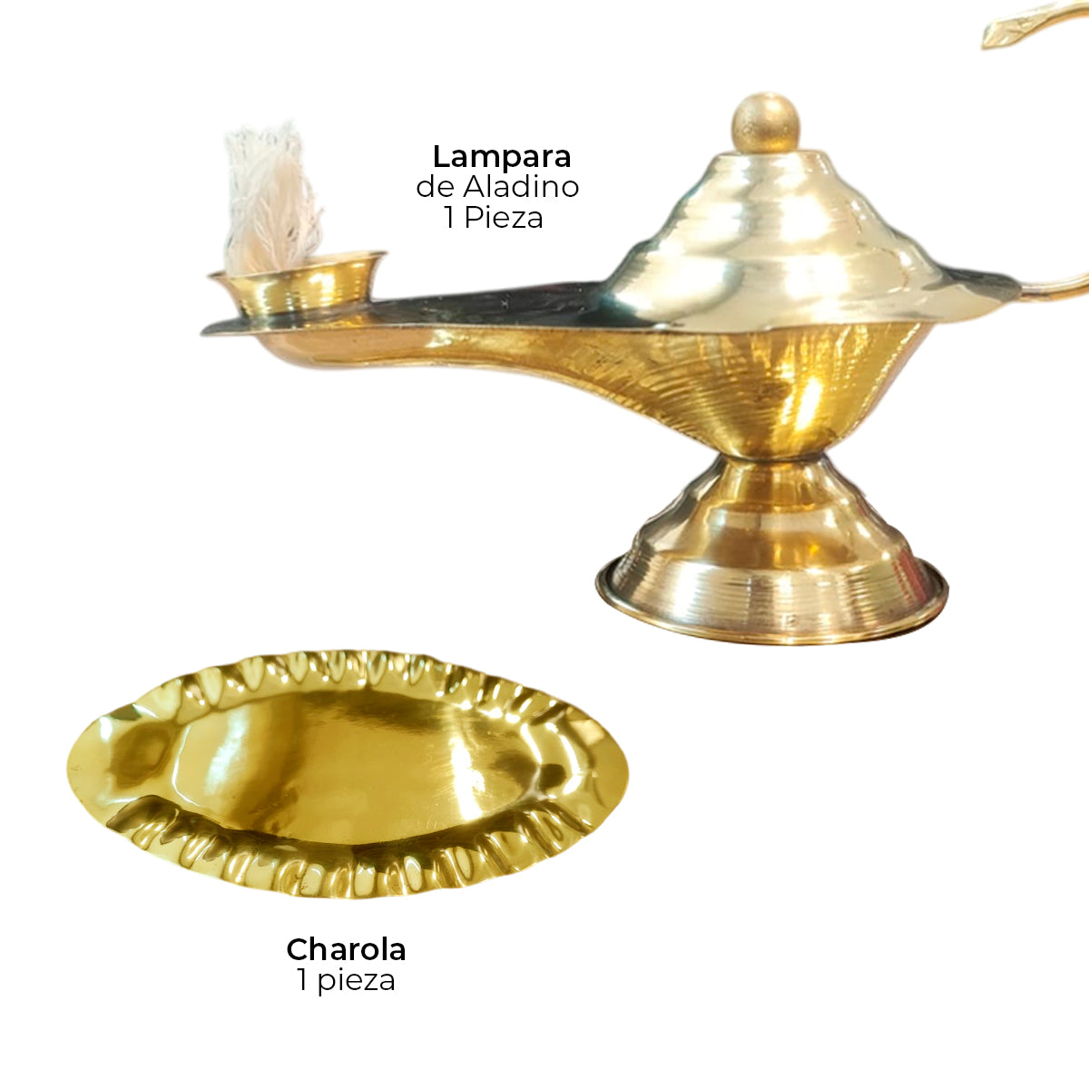 Lámpara de Aladino con Mecha