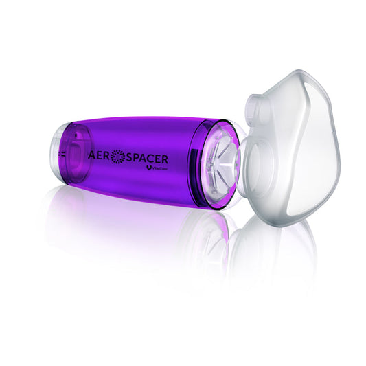 Aerocámara Premium Aerospacer con Mascarilla y Boquilla – Juvenil