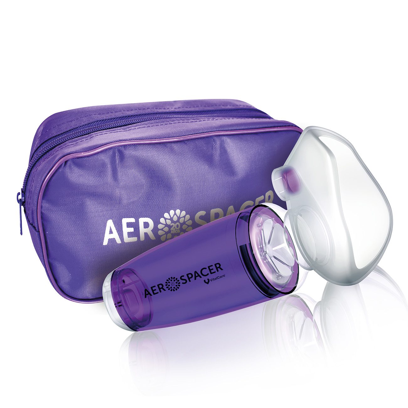 Aerocámara Premium Aerospacer con Mascarilla y Boquilla – Juvenil