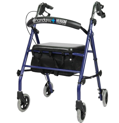 Andadera Ortopédica para Adulto, Estructura de Aluminio, Agarradera con Sistema de Frenos / AN06 Marca Handy AN06