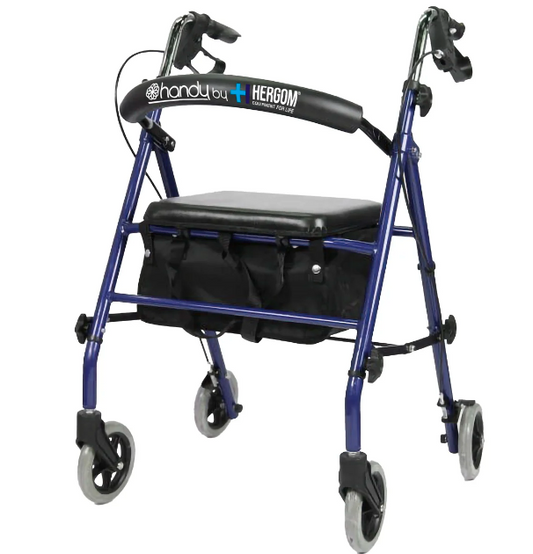 Andadera Ortopédica para Adulto, Estructura de Aluminio, Agarradera con Sistema de Frenos / AN06 Marca Handy AN06