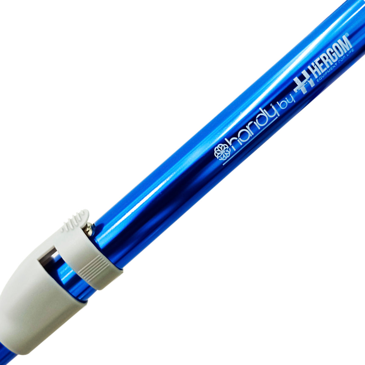 Andadera Plegable con Estructura Ligera y de Aluminio con 2 Ruedas Delanteras y 2 Patas Traseras con 5 Niveles Ajustables / Marca Handy