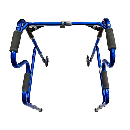 Andadera Plegable con Estructura Ligera y de Aluminio con 2 Ruedas Delanteras y 2 Patas Traseras con 5 Niveles Ajustables / Marca Handy