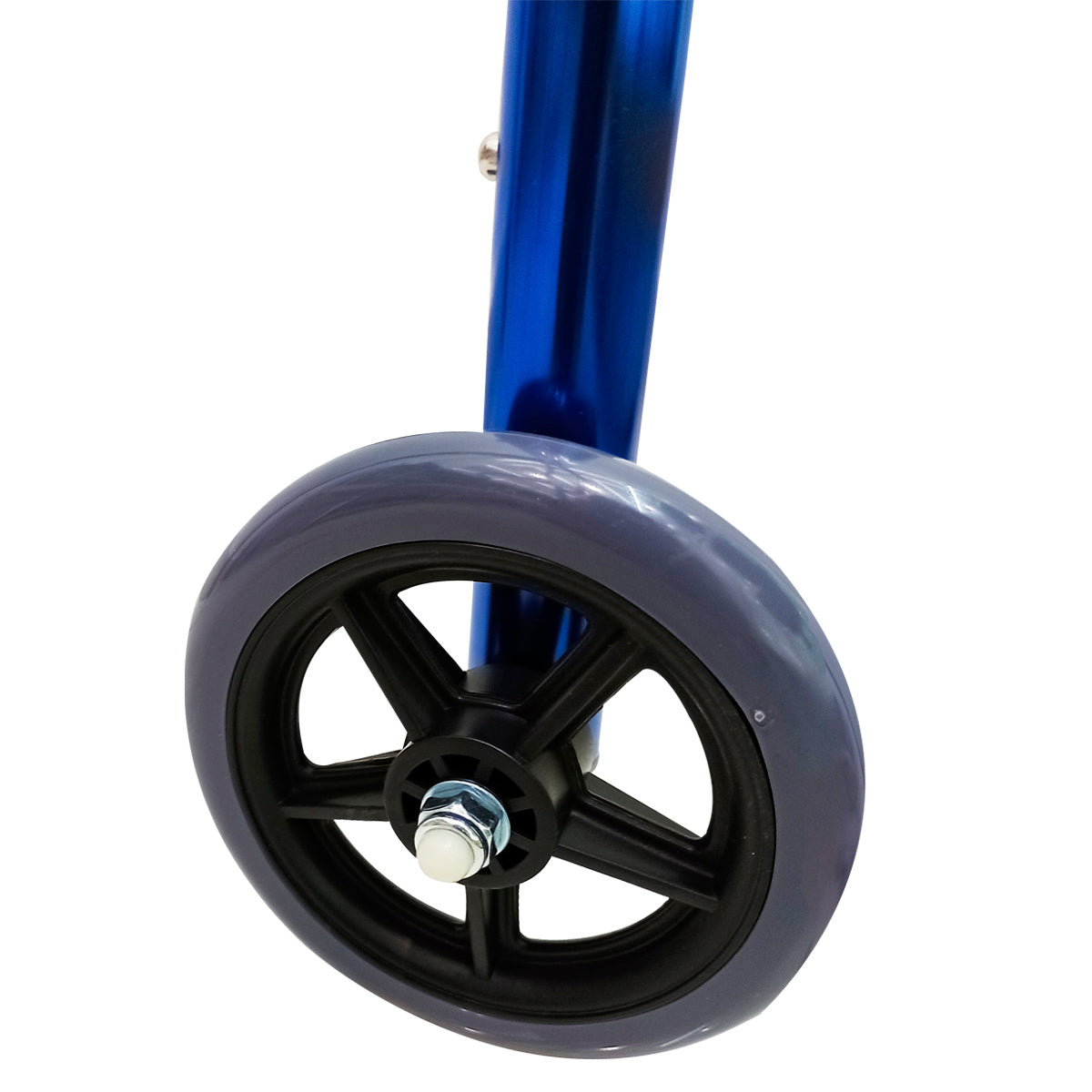 Andadera Plegable con Estructura Ligera y de Aluminio con 2 Ruedas Delanteras y 2 Patas Traseras con 5 Niveles Ajustables / Marca Handy