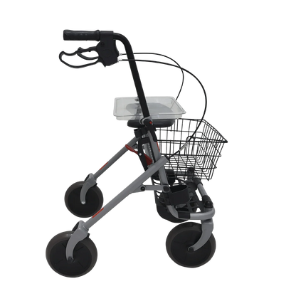 Andadera de acero con estructura con recubrimiento en polvo - Marca Handy