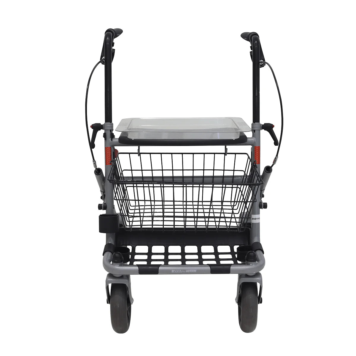 Andadera de acero con estructura con recubrimiento en polvo - Marca Handy