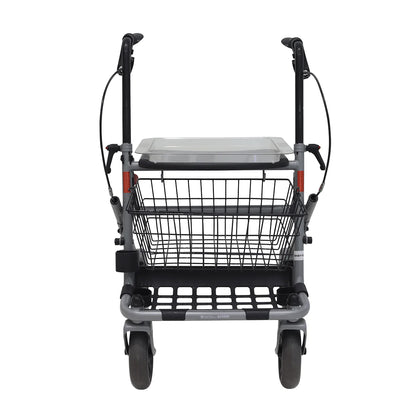 Andadera de acero con estructura con recubrimiento en polvo - Marca Handy