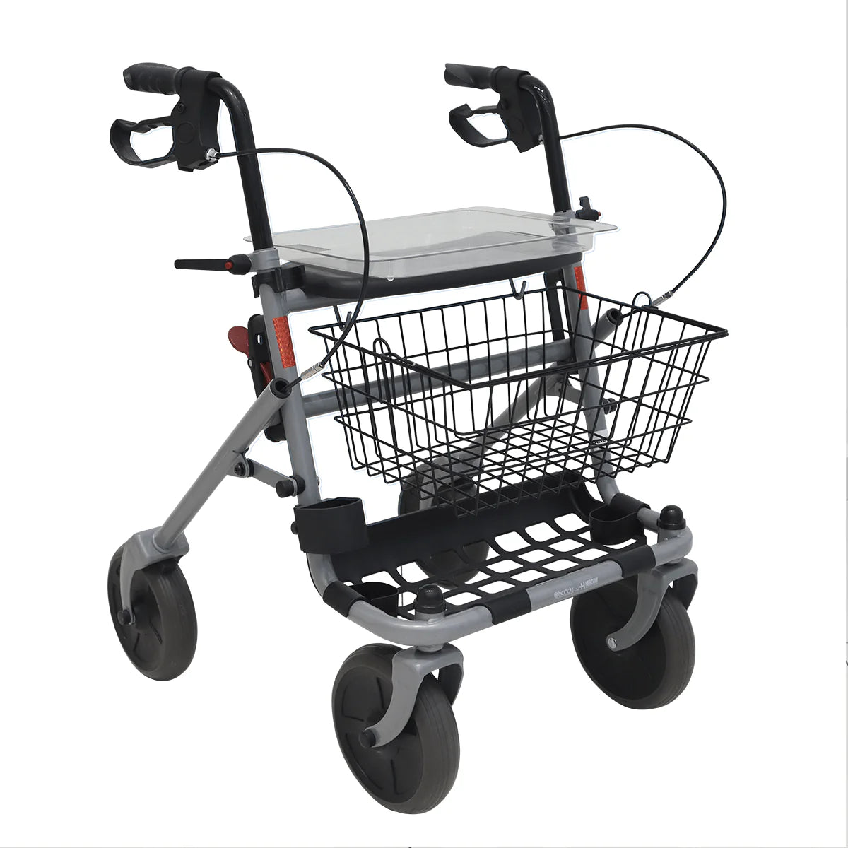 Andadera de acero con estructura con recubrimiento en polvo - Marca Handy