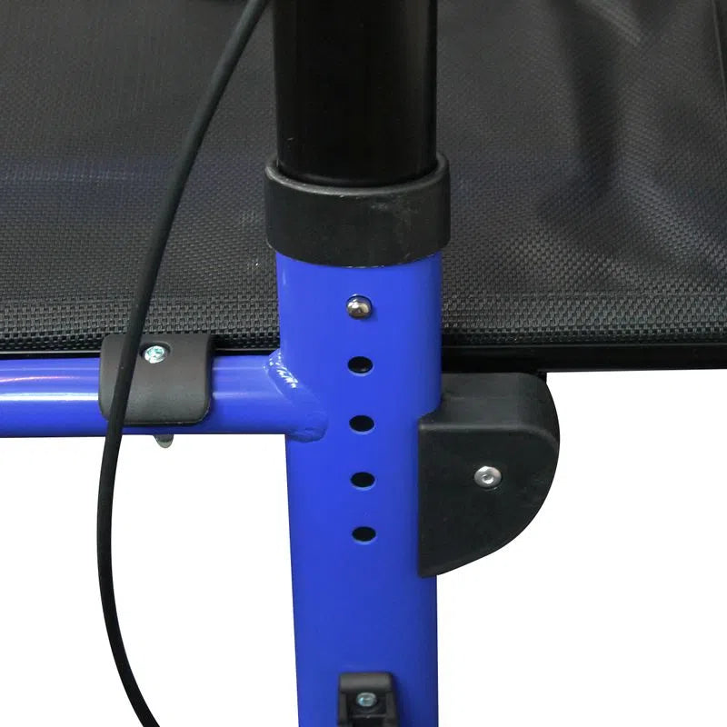 ANDADERA PLEGABLE HÍBRIDA CON ASIENTO HANDY COLOR AZUL. (AN08A)