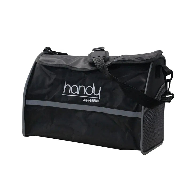 Andadera Plegable con Asiento y Reposapiés, Ruedas, Altura Regulable y Freno de Bucle / Marca Handy