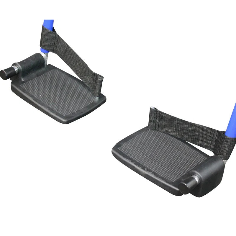 ANDADERA PLEGABLE HÍBRIDA CON ASIENTO HANDY COLOR AZUL. (AN08A)