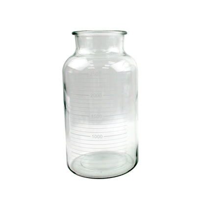 Frasco de 2500ml para aspirador quirúrgico, fabricado en vidrio - Marca Hergom