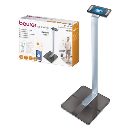 Báscula Diagnóstica BF1000 de Super Precisión con Análisis Segmentado del Cuerpo / Báscula de Bioimpedancia BF1000 Marca Beurer