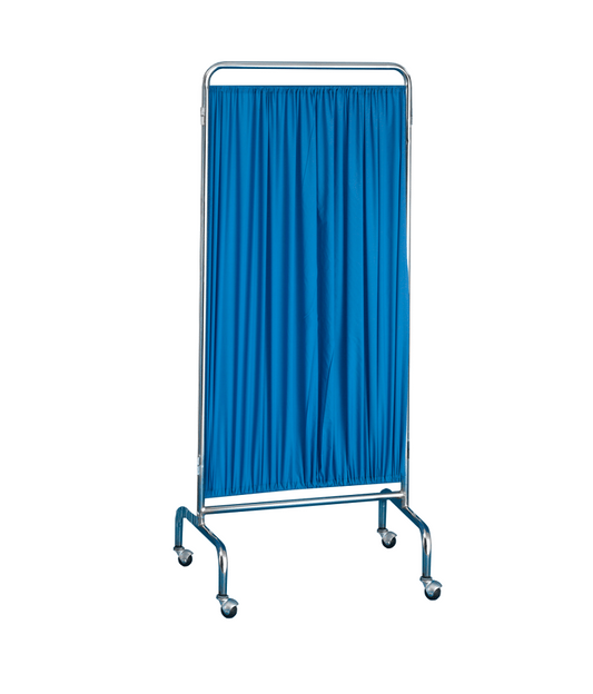 Biombo Médico con Ruedas Cromado