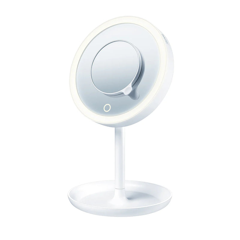 Espejo con Luz LED, BS45, Sensor Touch, Incluye Espejo Magnético Extra de 5 Aumentos.
