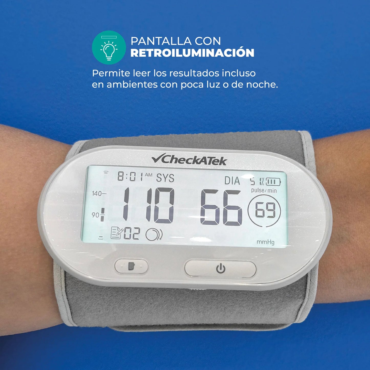 Tensiómetro digital BD-3 con memoria y detección de IHB | Marca Checkatek